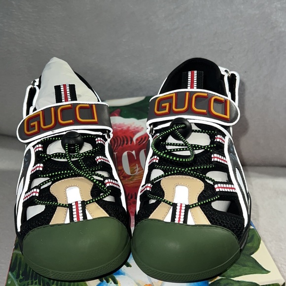 Gucci Shoes New Gucci Mesh Fabric Tinsel Sport Sandals Poshmark